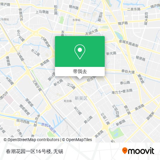 春潮花园一区16号楼地图