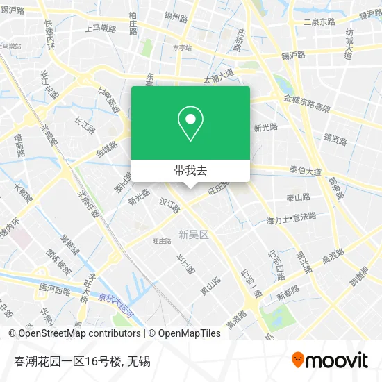 春潮花园一区16号楼地图