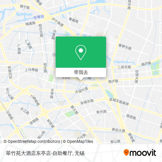 翠竹苑大酒店东亭店-自助餐厅地图