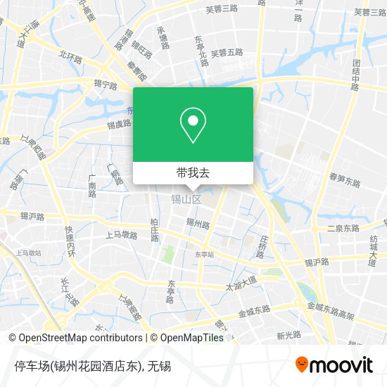 停车场(锡州花园酒店东)地图