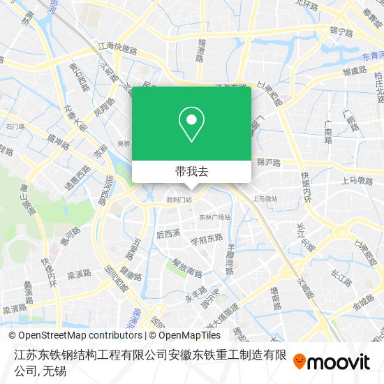 江苏东铁钢结构工程有限公司安徽东铁重工制造有限公司地图