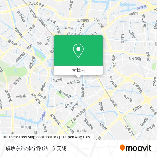 解放东路/崇宁路(路口)地图