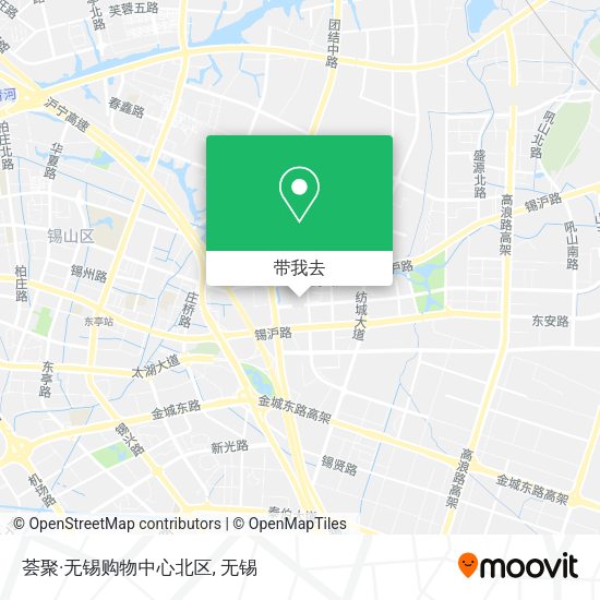 荟聚·无锡购物中心北区地图