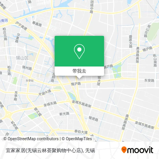 宜家家居(无锡云林荟聚购物中心店)地图
