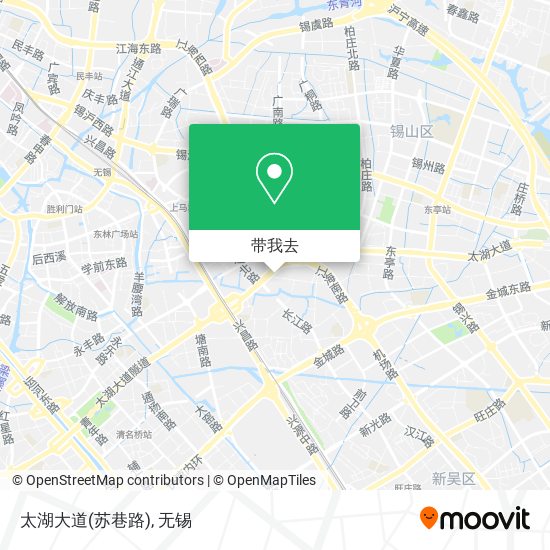 太湖大道(苏巷路)地图