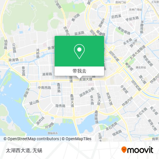 太湖西大道地图
