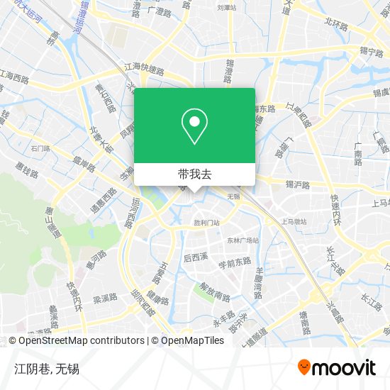 江阴巷地图