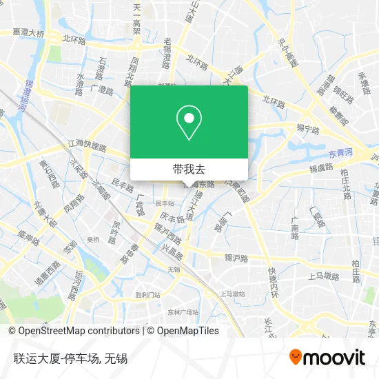 联运大厦-停车场地图