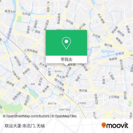 联运大厦-东北门地图