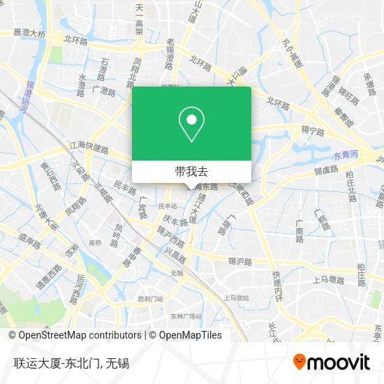 联运大厦-东北门地图
