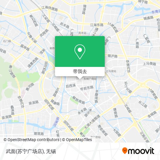 武面(苏宁广场店)地图