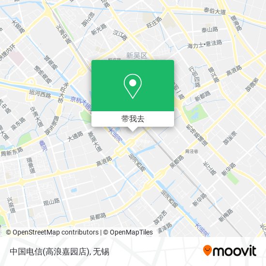 中国电信(高浪嘉园店)地图