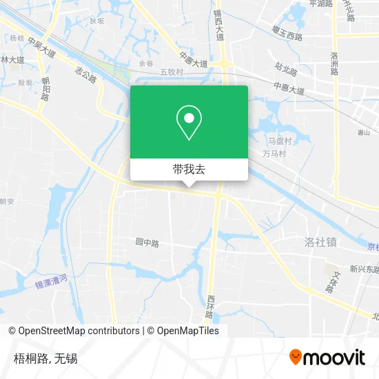 梧桐路地图