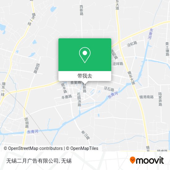无锡二月广告有限公司地图