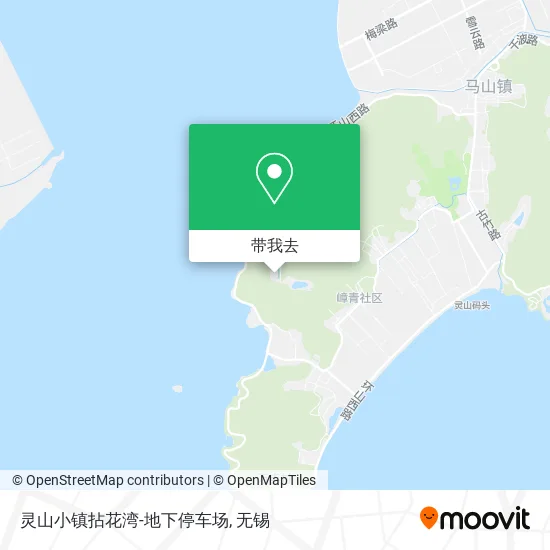 灵山小镇拈花湾-地下停车场地图