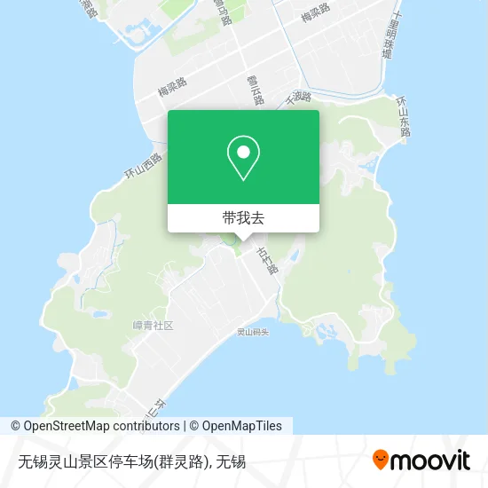 无锡灵山景区停车场(群灵路)地图