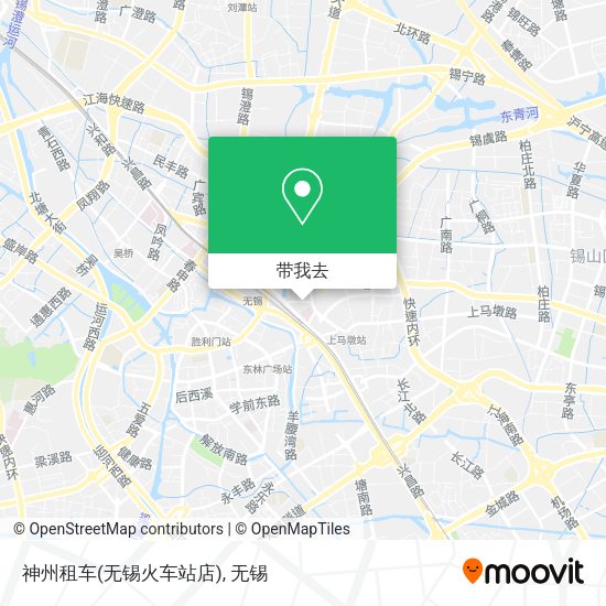 神州租车(无锡火车站店)地图