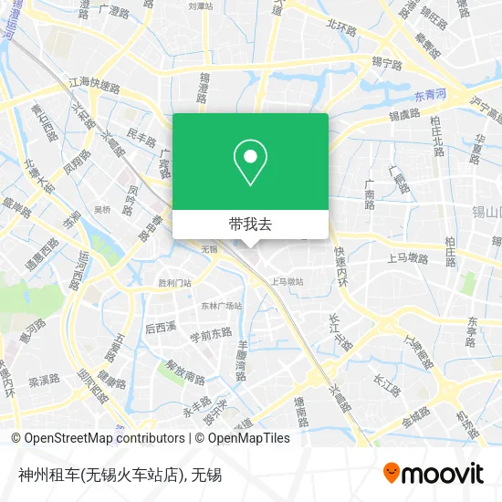 神州租车(无锡火车站店)地图