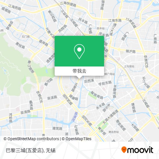 巴黎三城(五爱店)地图