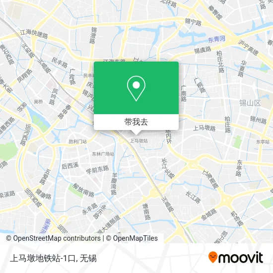 上马墩地铁站-1口地图