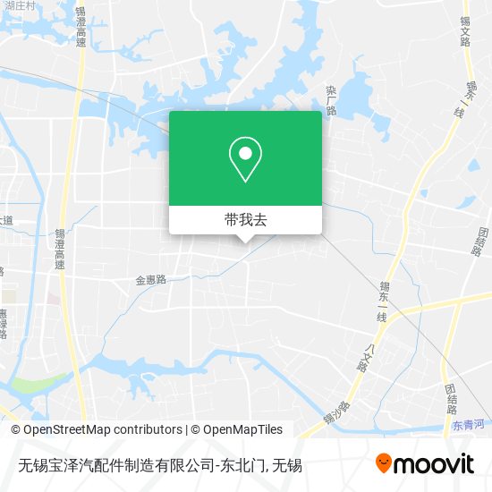 无锡宝泽汽配件制造有限公司-东北门地图