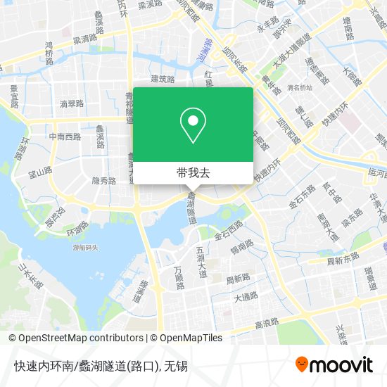 快速内环南/蠡湖隧道(路口)地图