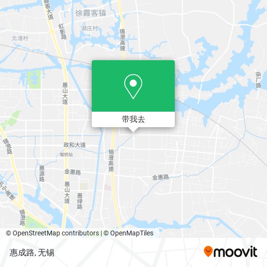 惠成路地图