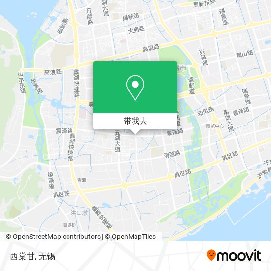 西棠甘地图