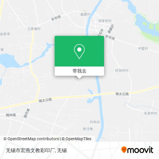 无锡市宏燕文教彩印厂地图