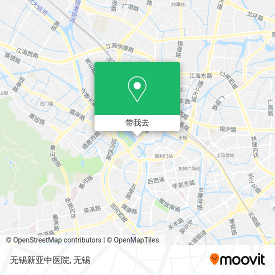 无锡新亚中医院地图
