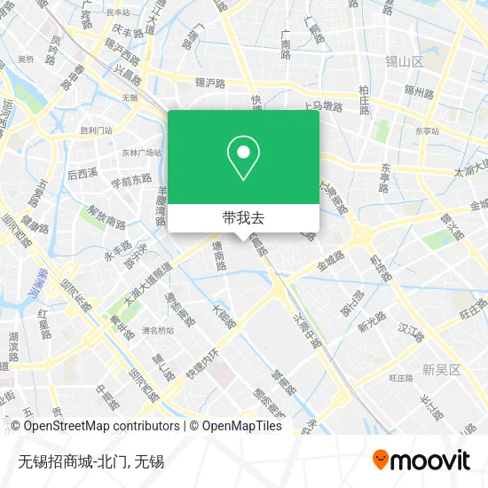无锡招商城-北门地图