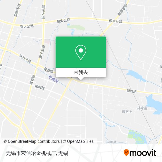 无锡市宏信冶金机械厂地图