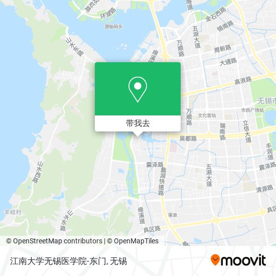 江南大学无锡医学院-东门地图