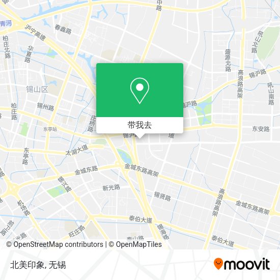 北美印象地图