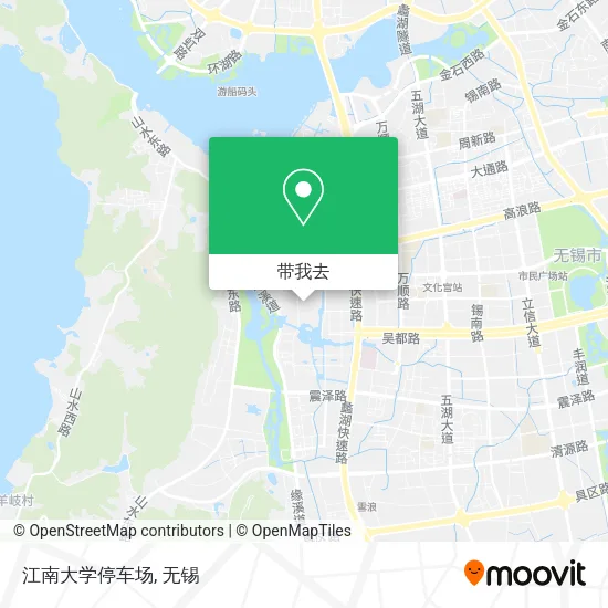江南大学停车场地图