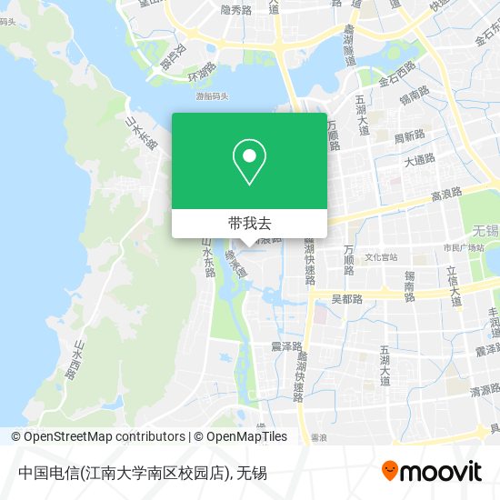 中国电信(江南大学南区校园店)地图