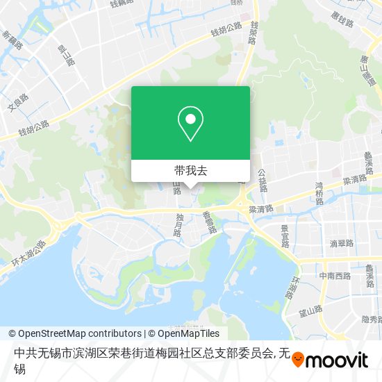 中共无锡市滨湖区荣巷街道梅园社区总支部委员会地图