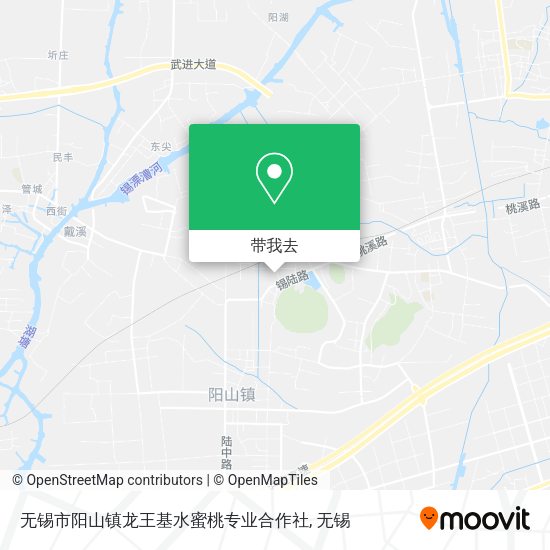无锡市阳山镇龙王基水蜜桃专业合作社地图