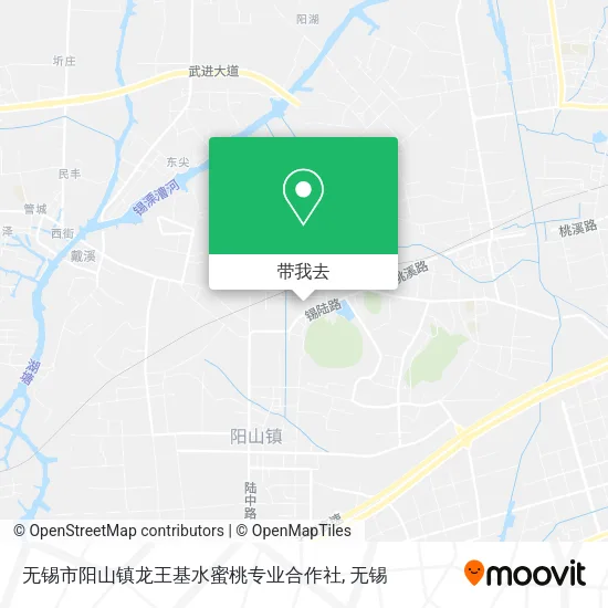 无锡市阳山镇龙王基水蜜桃专业合作社地图