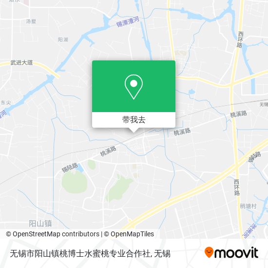 无锡市阳山镇桃博士水蜜桃专业合作社地图