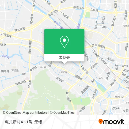 惠龙新村41-1号地图