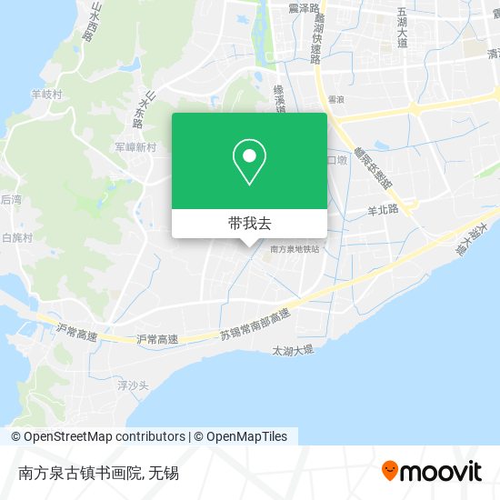 南方泉古镇书画院地图