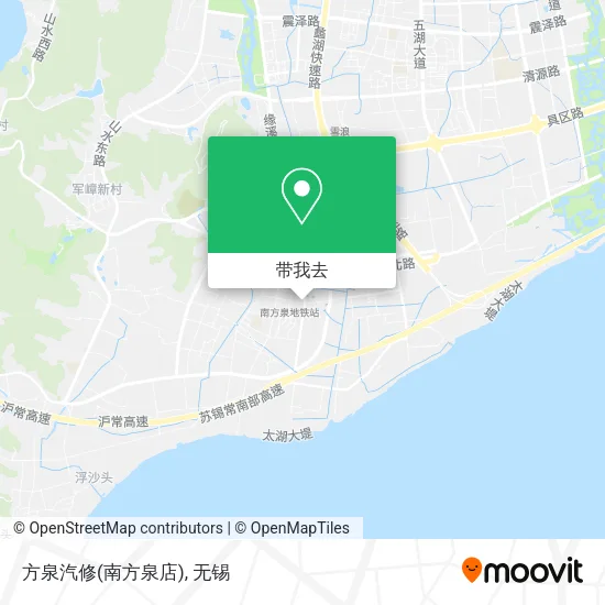 方泉汽修(南方泉店)地图