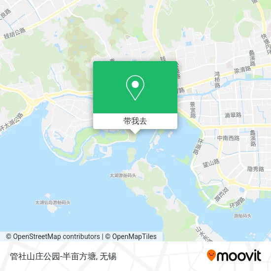 管社山庄公园-半亩方塘地图