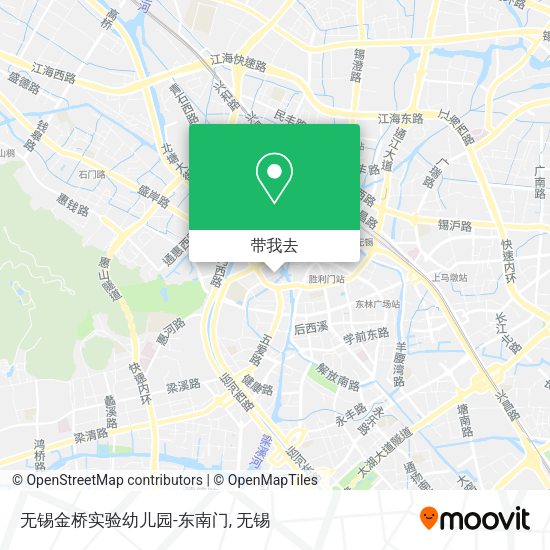 无锡金桥实验幼儿园-东南门地图