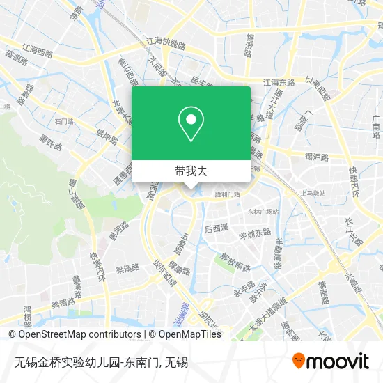 无锡金桥实验幼儿园-东南门地图