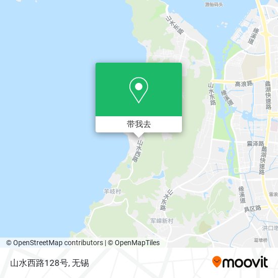 山水西路128号地图