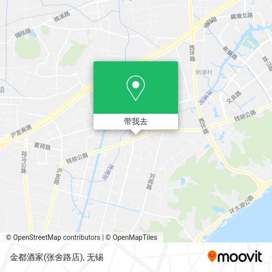 金都酒家(张舍路店)地图