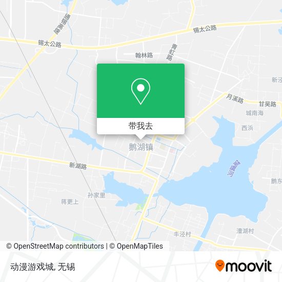 动漫游戏城地图
