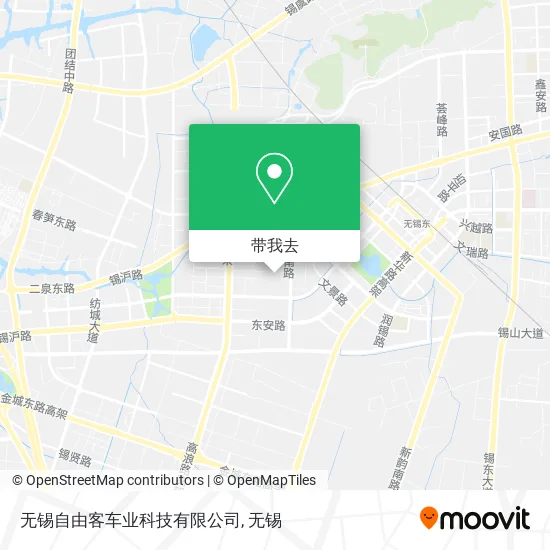 无锡自由客车业科技有限公司地图